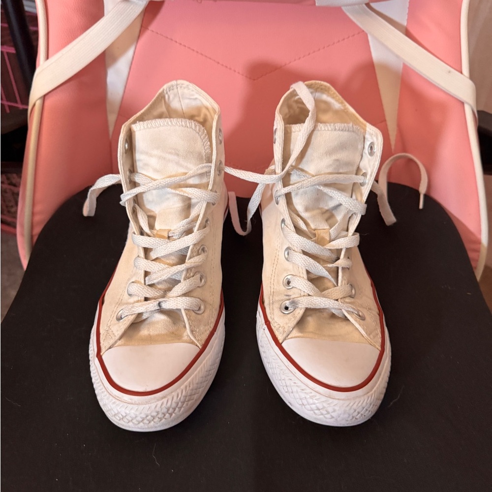 Converse Chuck Taylor All Star High-Top Sneakers used worn out